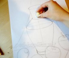 Декоративный натюрморт в технике декоративное рисование. Мастер-класс